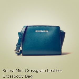 Michael Kors teal mini crossbody